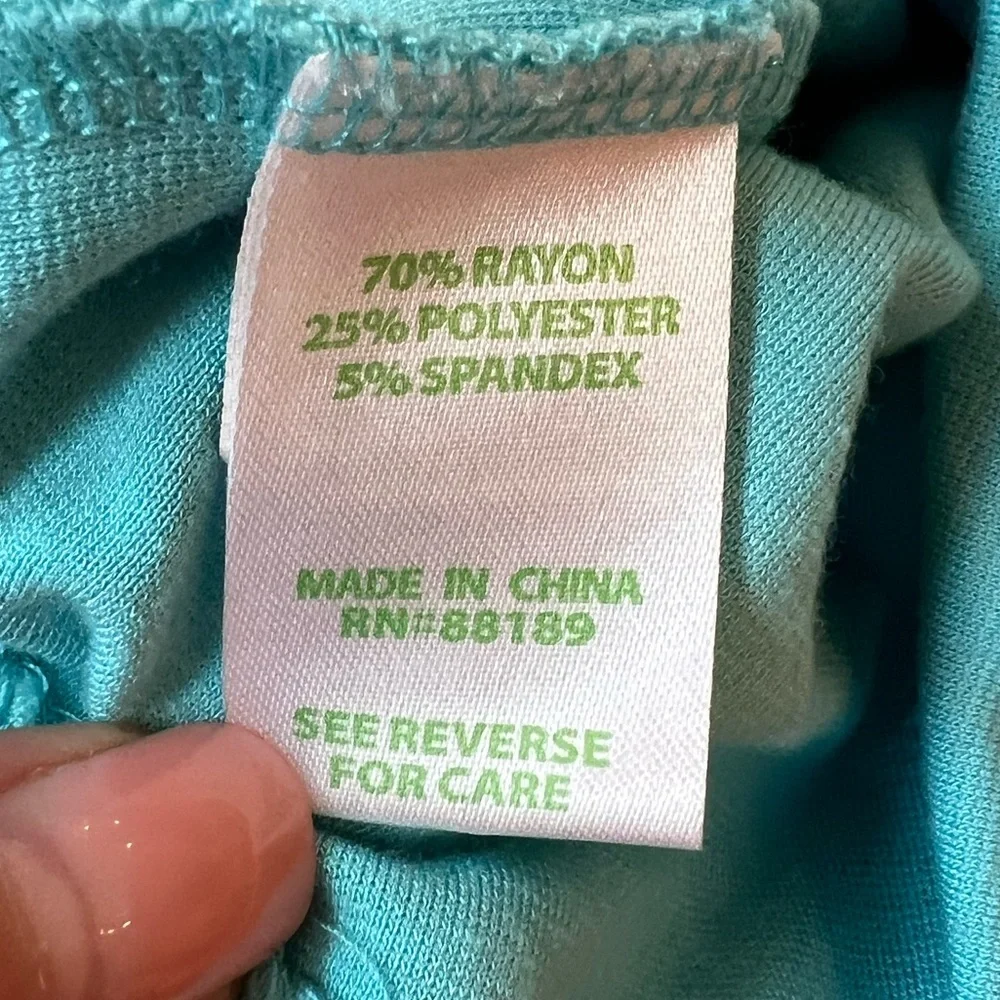 Lily Pulitzer | Jonah Ball and Chain Print Teal Above Knee Dress with Be… - Picture 9 of 12